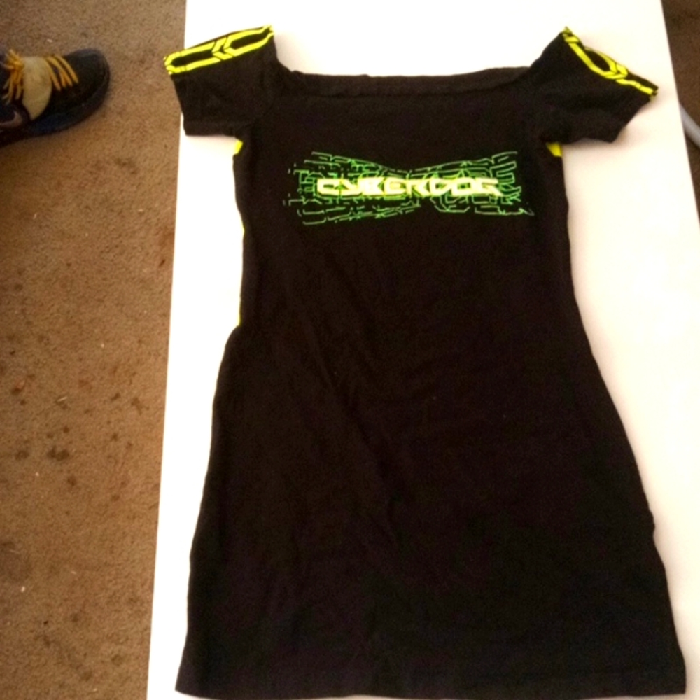 Cyberdog Rave Fist mini dress
